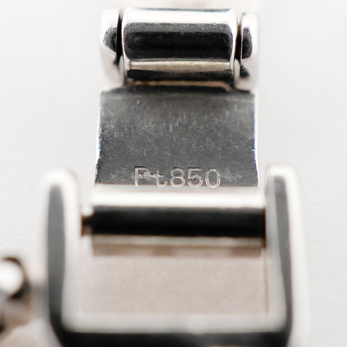 【6khi0021】喜平 ブレスレット Pt850 プラチナ 6面 ダブル 20.2cm 30g キヘイ【中古】メンズ レディース ユニセックス