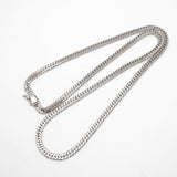 【6khi0028】喜平 ネックレス Pt850 プラチナ 6面 ダブル 50.7cm 30.2g キヘイ【中古】メンズ レディース ユニセックス