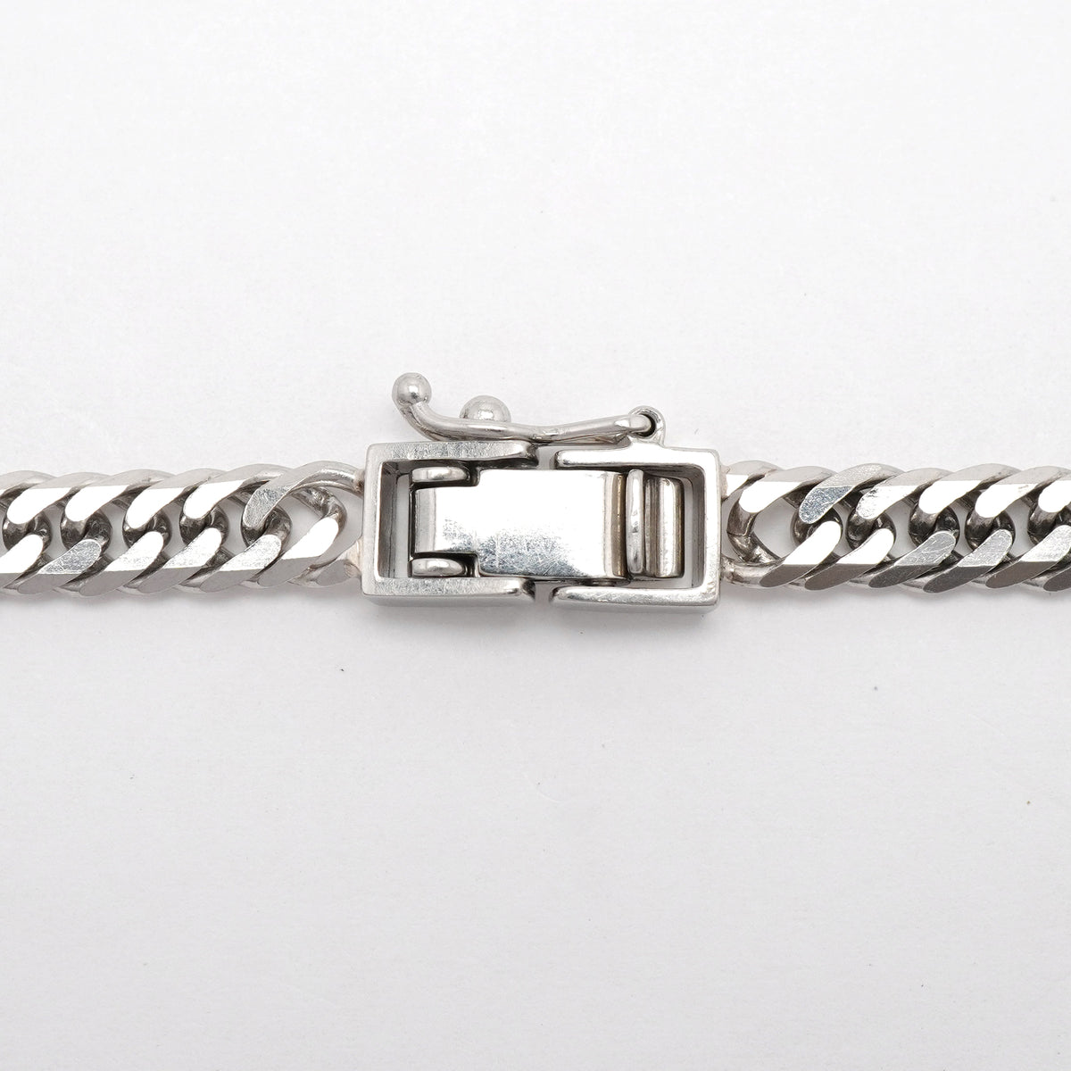 【6khi0028】喜平 ネックレス Pt850 プラチナ 6面 ダブル 50.7cm 30.2g キヘイ【中古】メンズ レディース ユニセックス