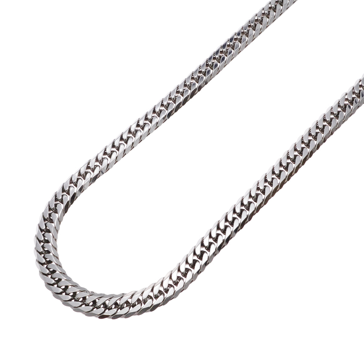 【6khi0041】喜平 ネックレス Pt850 プラチナ 6面 ダブル 50.9cm 101.7g キヘイ【中古】メンズ レディース ユニセックス