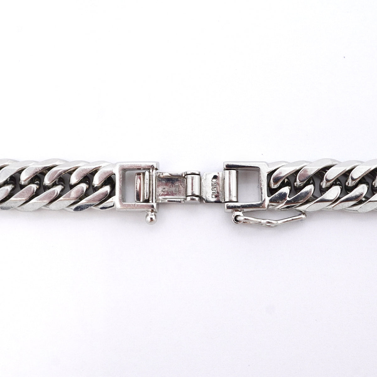 【6khi0041】喜平 ネックレス Pt850 プラチナ 6面 ダブル 50.9cm 101.7g キヘイ【中古】メンズ レディース ユニセックス