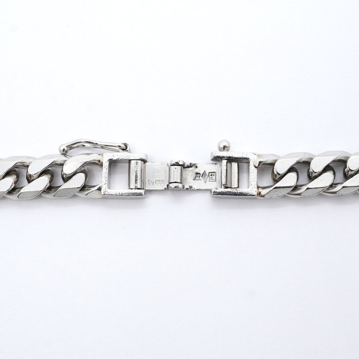 【6khi0044】喜平 ネックレス Pt850 プラチナ 8面 シングル 62.1cm 100.2g キヘイ【中古】メンズ レディース ユニセックス