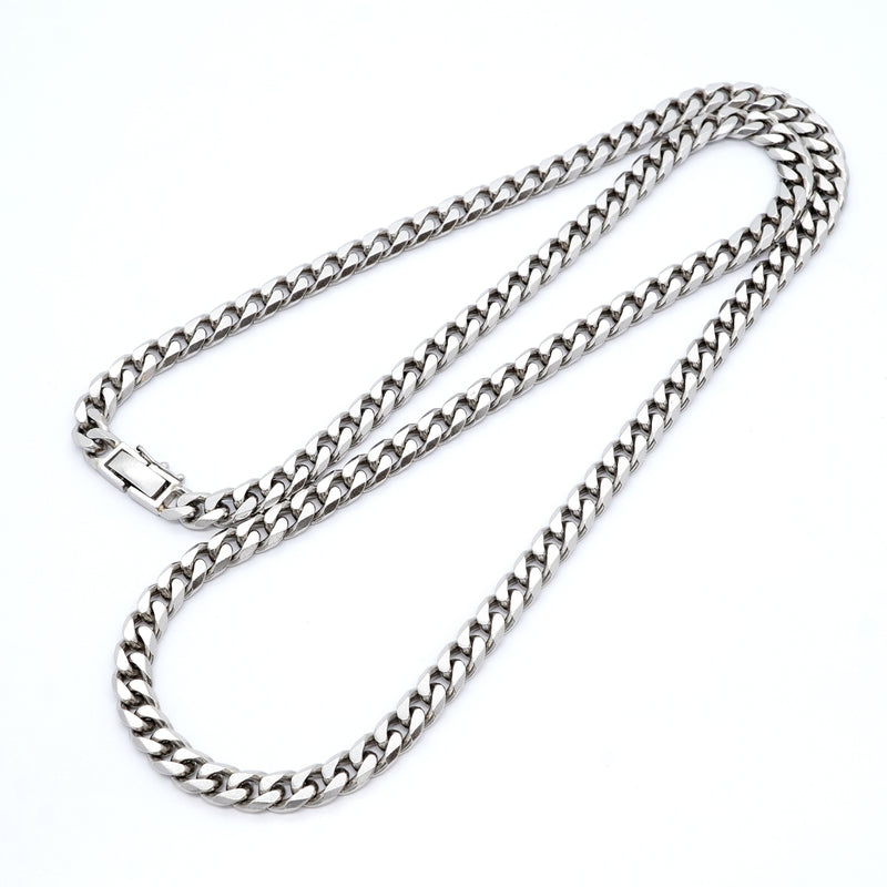 【6khi0044】喜平 ネックレス Pt850 プラチナ 8面 シングル 62.1cm 100.2g キヘイ【中古】メンズ レディース ユニセックス