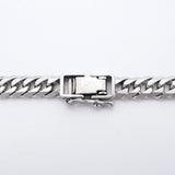 【6khi0046】喜平 ブレスレット Pt850 プラチナ 6面 ダブル 21.4cm 19.7g キヘイ【中古】メンズ レディース ユニセックス