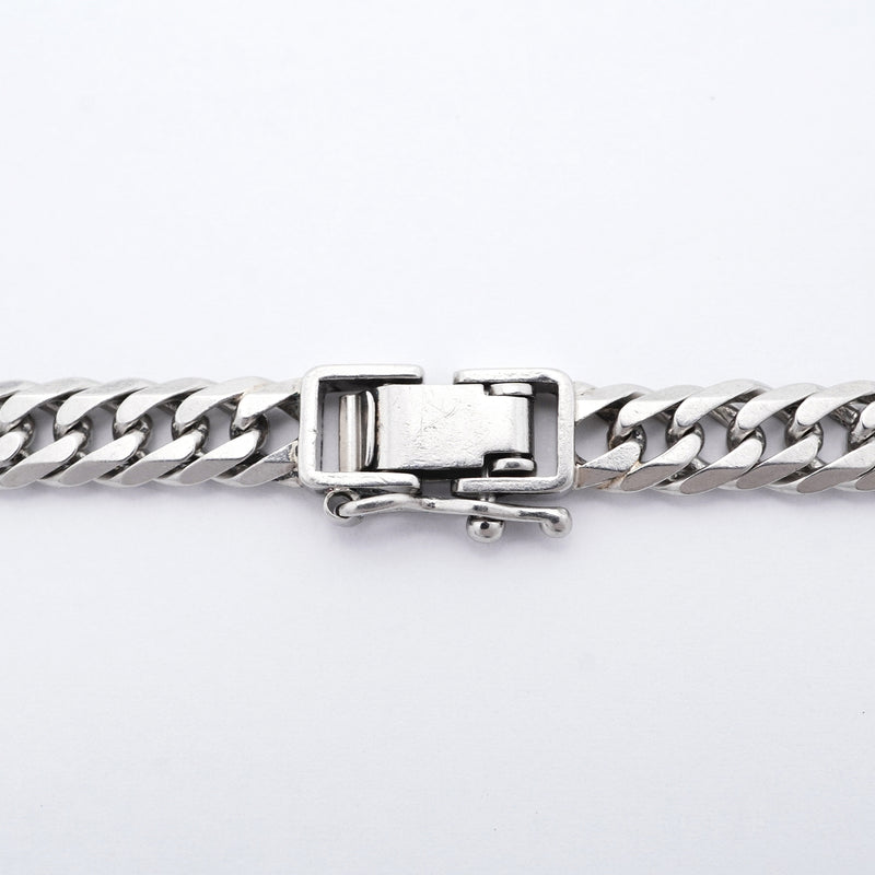 【6khi0046】喜平 ブレスレット Pt850 プラチナ 6面 ダブル 21.4cm 19.7g キヘイ【中古】メンズ レディース ユニセックス