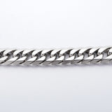 【6khi0046】喜平 ブレスレット Pt850 プラチナ 6面 ダブル 21.4cm 19.7g キヘイ【中古】メンズ レディース ユニセックス