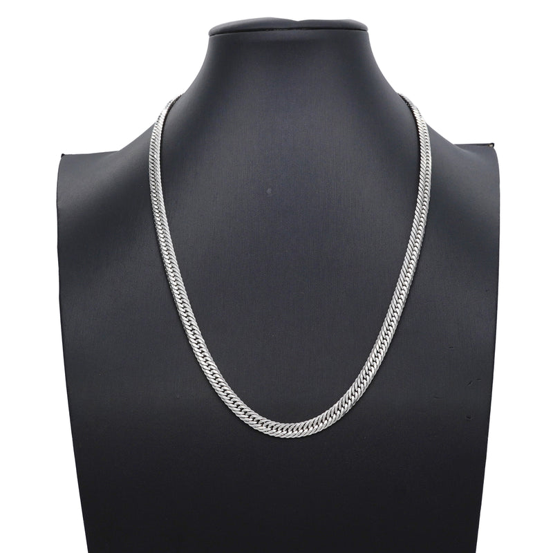 【6khi0049】喜平 ネックレス Pt850 プラチナ トリプル 12面 50.9cm 50.6g キヘイ【中古】メンズ レディース ユニセックス