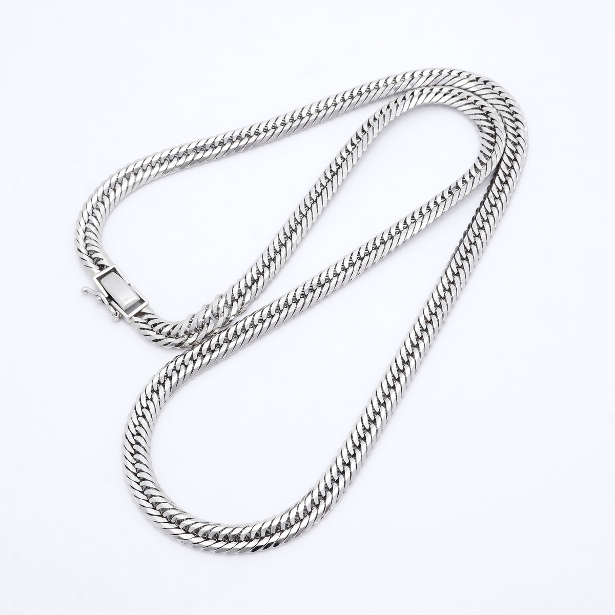 【6khi0049】喜平 ネックレス Pt850 プラチナ トリプル 12面 50.9cm 50.6g キヘイ【中古】メンズ レディース ユニセックス