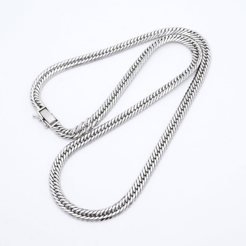 【6khi0049】喜平 ネックレス Pt850 プラチナ トリプル 12面 50.9cm 50.6g キヘイ【中古】メンズ レディース ユニセックス