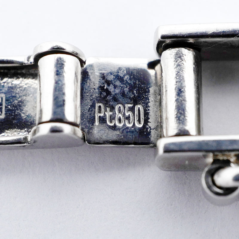 【6khi0049】喜平 ネックレス Pt850 プラチナ トリプル 12面 50.9cm 50.6g キヘイ【中古】メンズ レディース ユニセックス