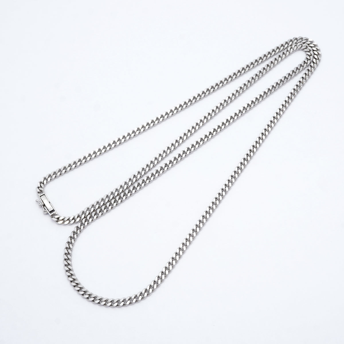 【6khi0050】喜平 ネックレス Pt850 プラチナ 2面 シングル 59.7cm 30g キヘイ【中古】メンズ レディース ユニセックス