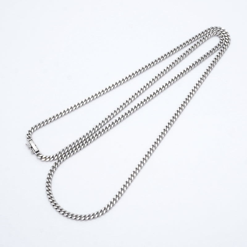 【6khi0050】喜平 ネックレス Pt850 プラチナ 2面 シングル 59.7cm 30g キヘイ【中古】メンズ レディース ユニセックス