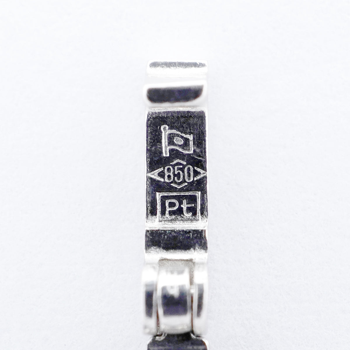 【6khi0050】喜平 ネックレス Pt850 プラチナ 2面 シングル 59.7cm 30g キヘイ【中古】メンズ レディース ユニセックス