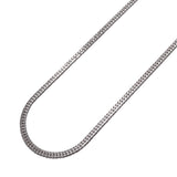 【6khi0053】喜平 ネックレス Pt850 プラチナ 6面 ダブル 50.1cm 21g キヘイ【中古】メンズ レディース ユニセックス