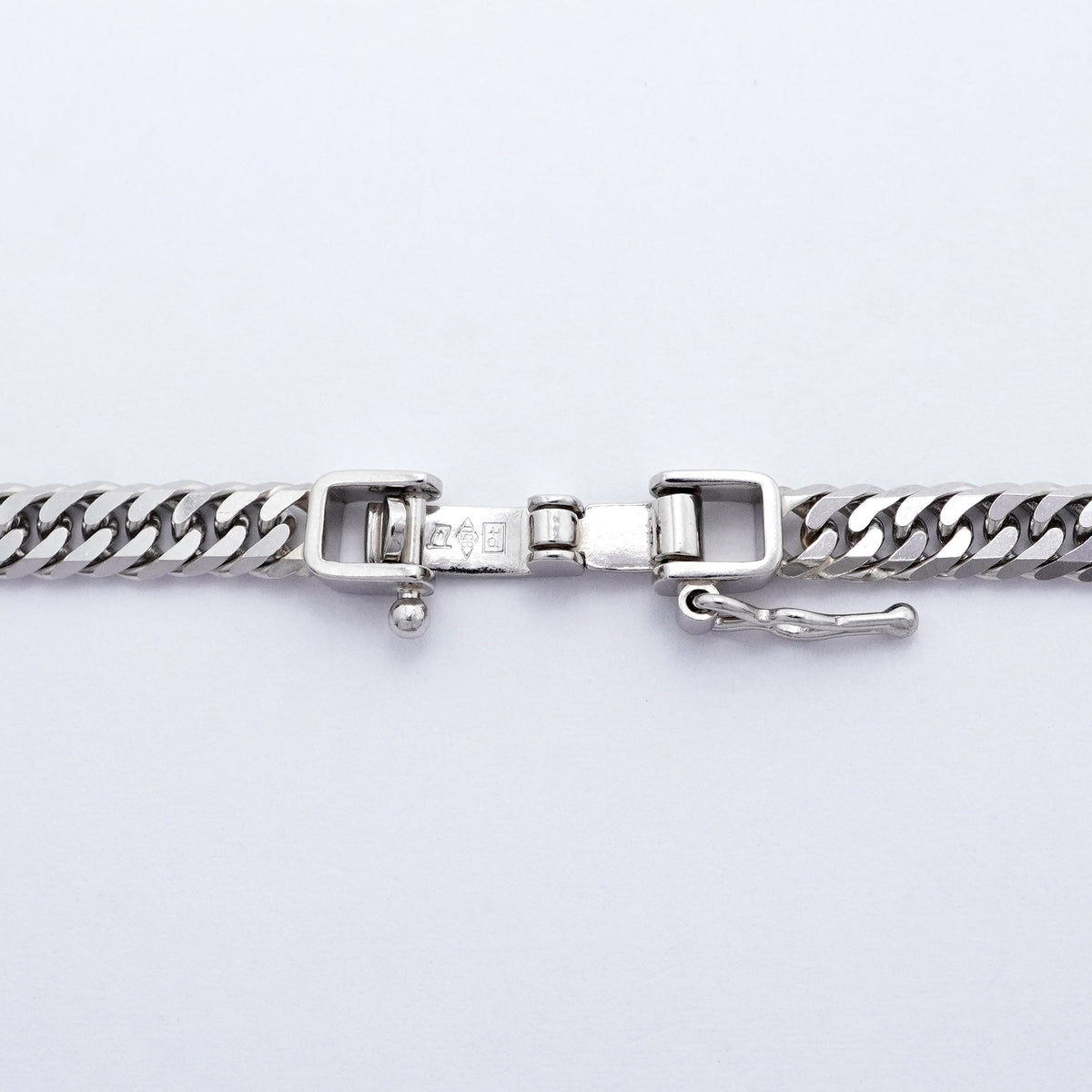 【6khi0053】喜平 ネックレス Pt850 プラチナ 6面 ダブル 50.1cm 21g キヘイ【中古】メンズ レディース ユニセックス