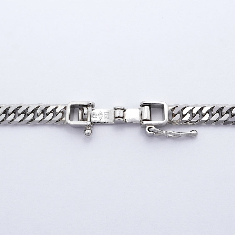 【6khi0053】喜平 ネックレス Pt850 プラチナ 6面 ダブル 50.1cm 21g キヘイ【中古】メンズ レディース ユニセックス
