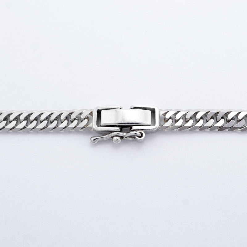 【6khi0053】喜平 ネックレス Pt850 プラチナ 6面 ダブル 50.1cm 21g キヘイ【中古】メンズ レディース ユニセックス