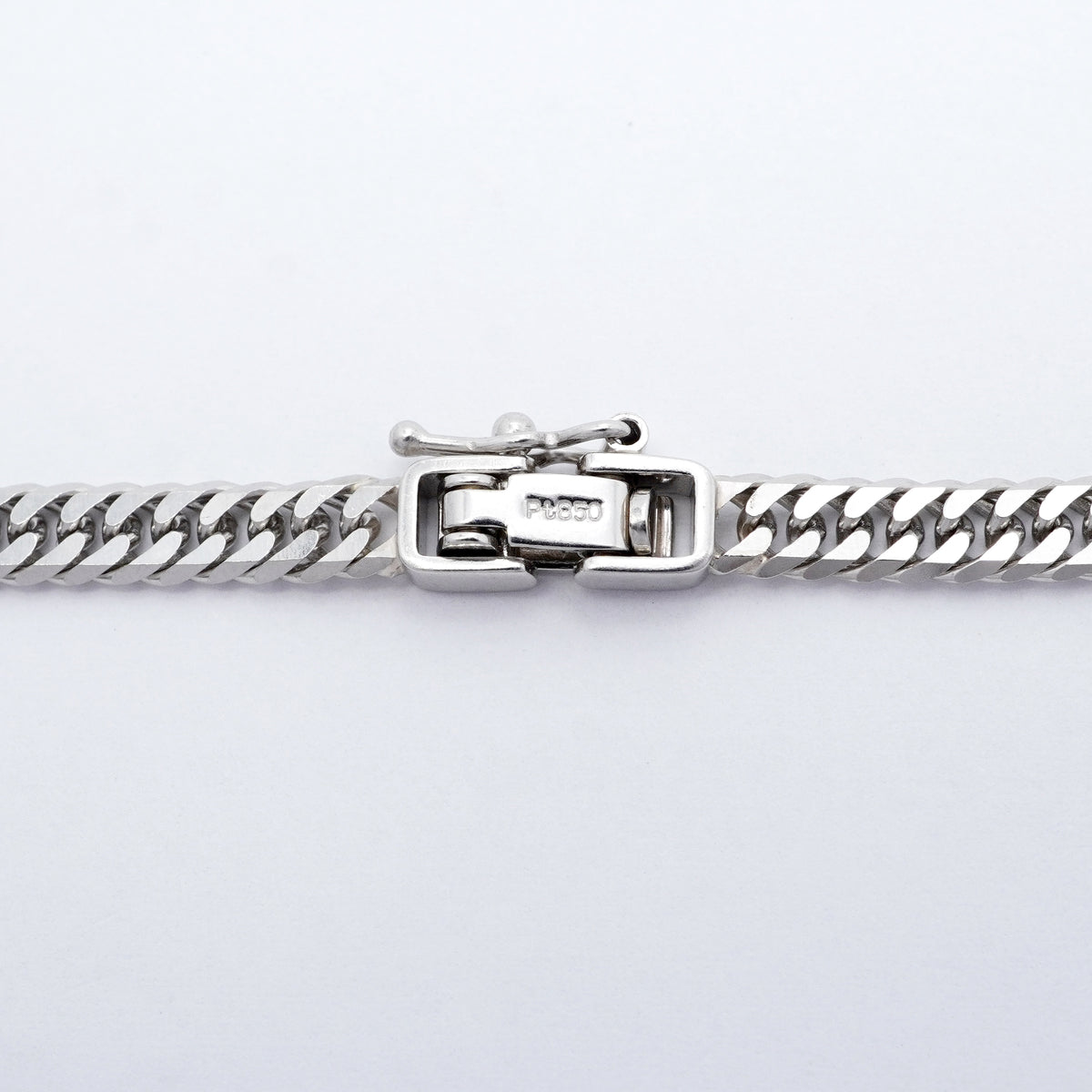 【6khi0053】喜平 ネックレス Pt850 プラチナ 6面 ダブル 50.1cm 21g キヘイ【中古】メンズ レディース ユニセックス