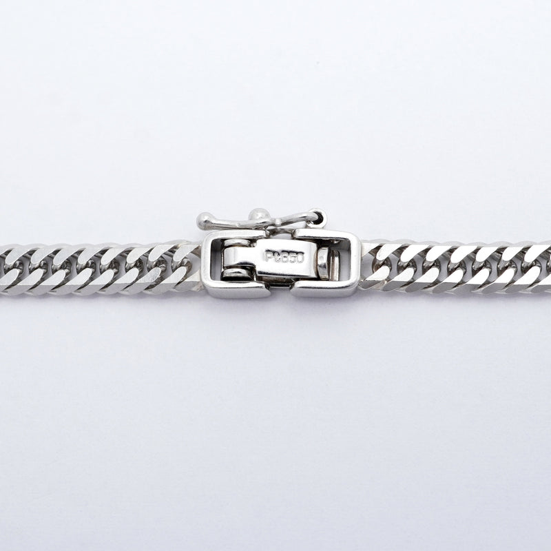 【6khi0053】喜平 ネックレス Pt850 プラチナ 6面 ダブル 50.1cm 21g キヘイ【中古】メンズ レディース ユニセックス