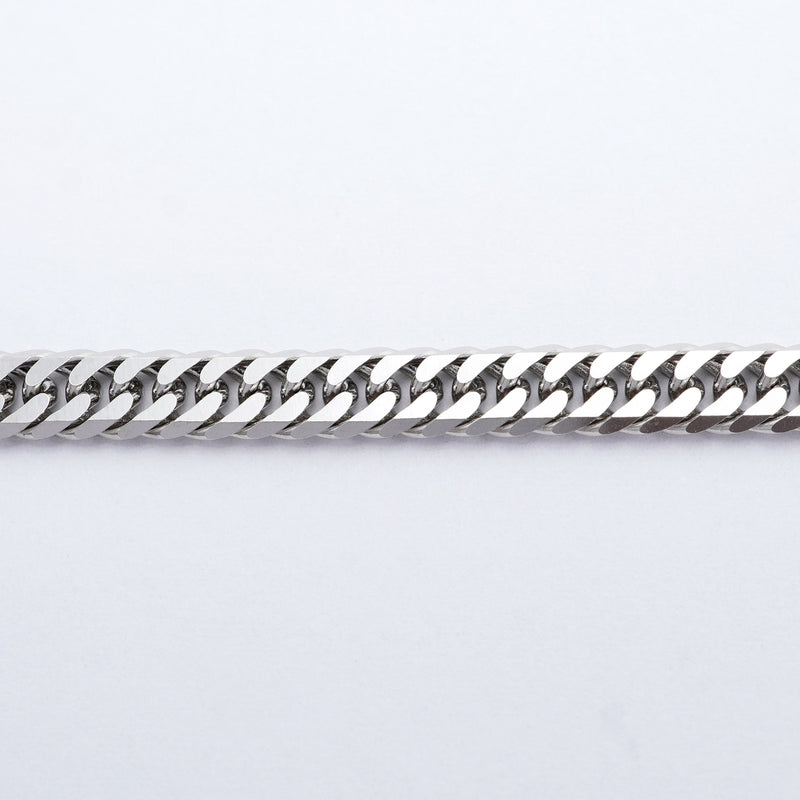 【6khi0053】喜平 ネックレス Pt850 プラチナ 6面 ダブル 50.1cm 21g キヘイ【中古】メンズ レディース ユニセックス