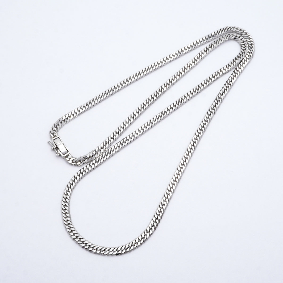 【6khi0053】喜平 ネックレス Pt850 プラチナ 6面 ダブル 50.1cm 21g キヘイ【中古】メンズ レディース ユニセックス