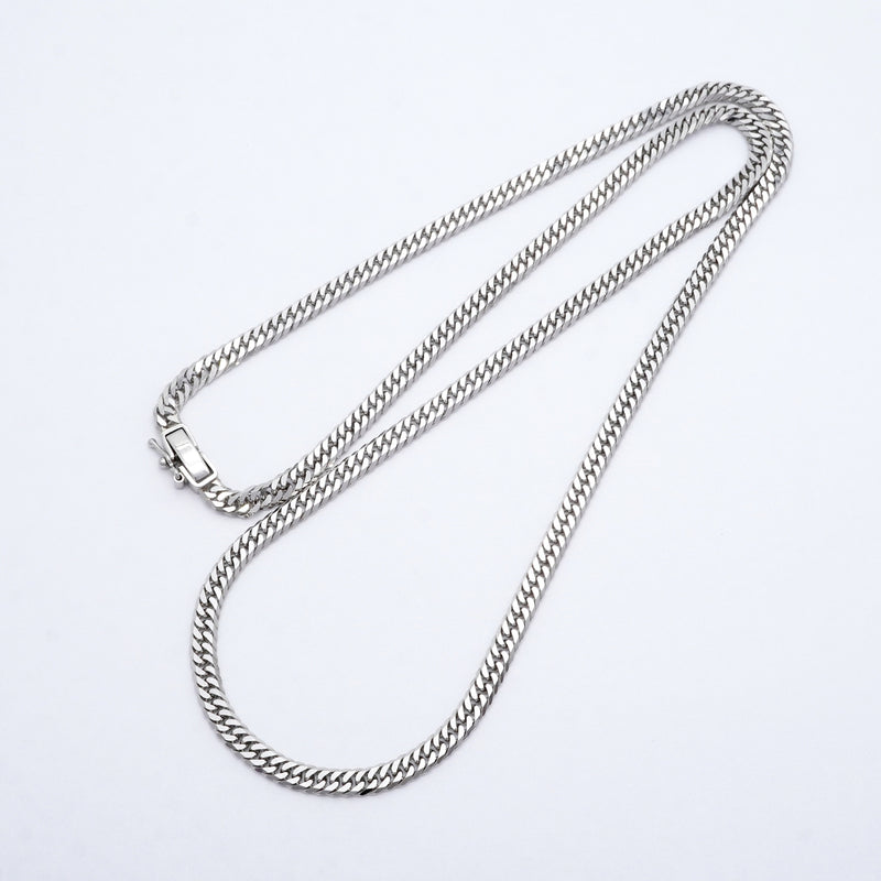 【6khi0053】喜平 ネックレス Pt850 プラチナ 6面 ダブル 50.1cm 21g キヘイ【中古】メンズ レディース ユニセックス