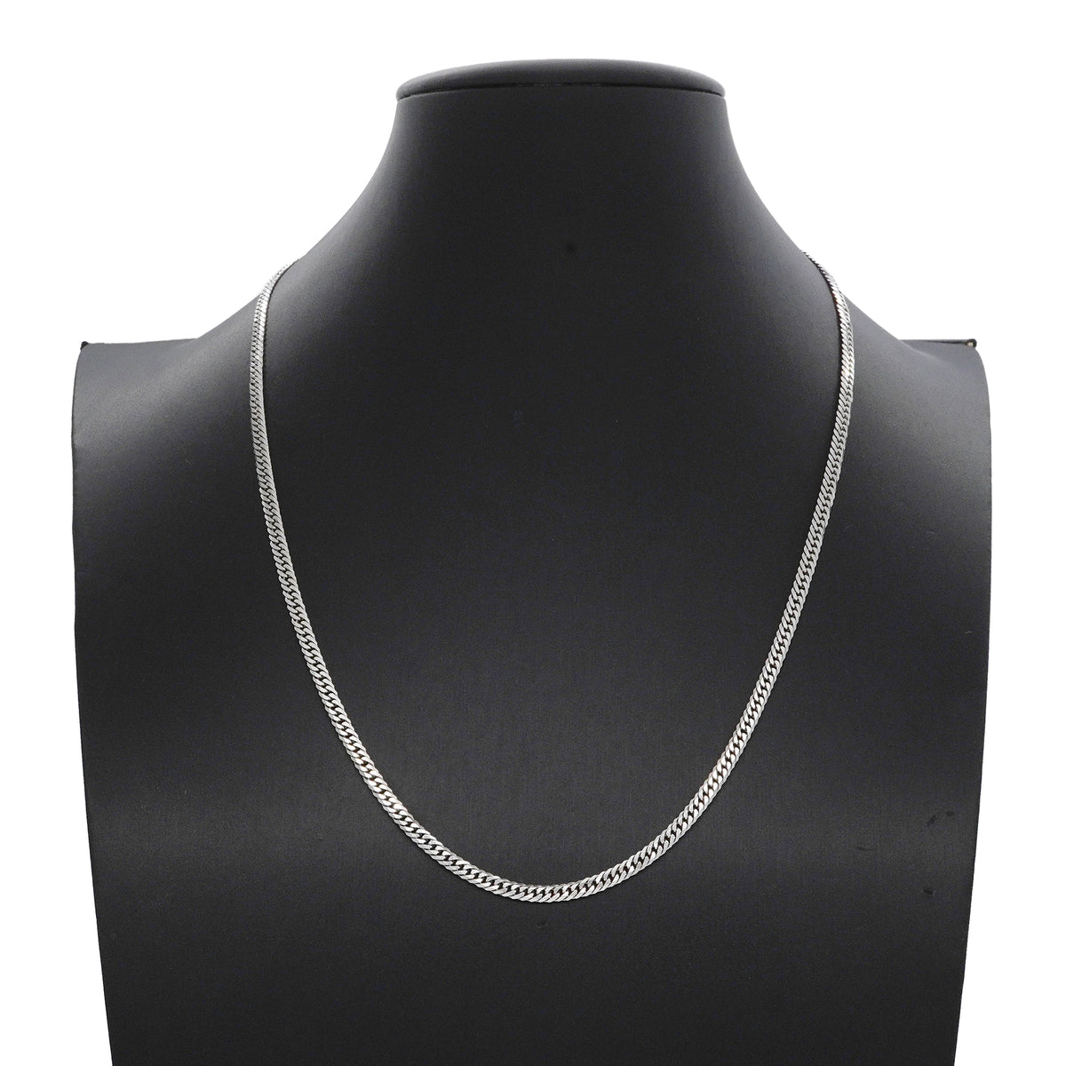【6khi0056】喜平 ネックレス Pt850 プラチナ 6面 ダブル 50.6cm 20.4g キヘイ【中古】メンズ レディース ユニセックス