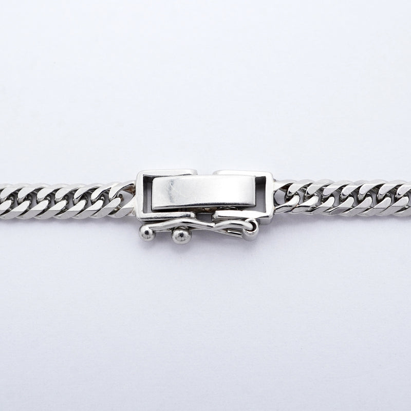 【6khi0056】喜平 ネックレス Pt850 プラチナ 6面 ダブル 50.6cm 20.4g キヘイ【中古】メンズ レディース ユニセックス