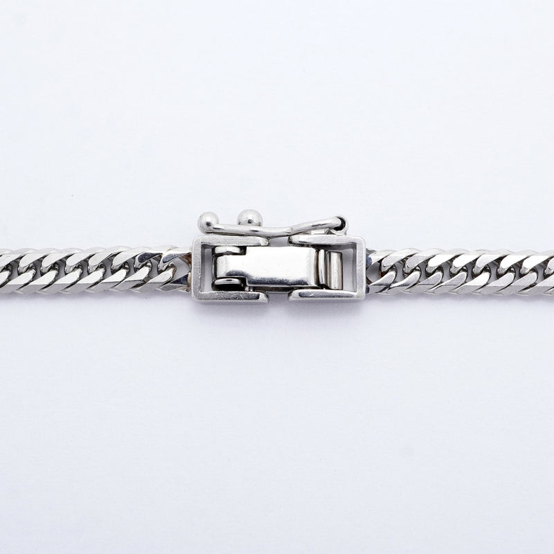 【6khi0056】喜平 ネックレス Pt850 プラチナ 6面 ダブル 50.6cm 20.4g キヘイ【中古】メンズ レディース ユニセックス