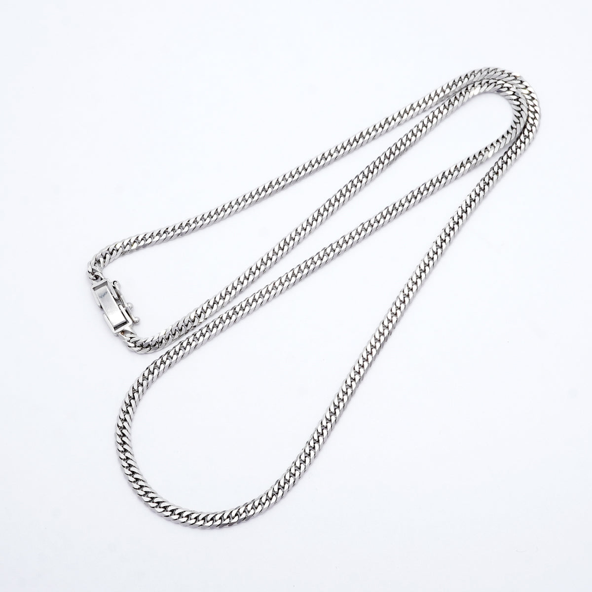【6khi0056】喜平 ネックレス Pt850 プラチナ 6面 ダブル 50.6cm 20.4g キヘイ【中古】メンズ レディース ユニセックス