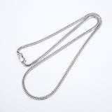 【6khi0056】喜平 ネックレス Pt850 プラチナ 6面 ダブル 50.6cm 20.4g キヘイ【中古】メンズ レディース ユニセックス