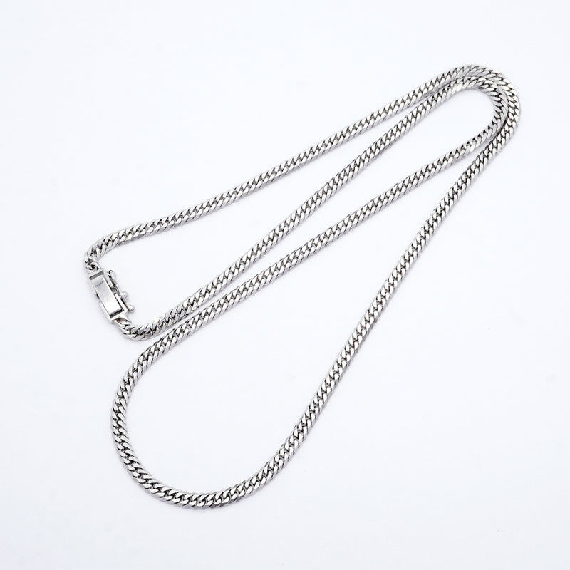 【6khi0056】喜平 ネックレス Pt850 プラチナ 6面 ダブル 50.6cm 20.4g キヘイ【中古】メンズ レディース ユニセックス