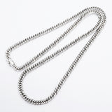 【6khi0064】喜平 ネックレス Pt850 プラチナ 6面 ダブル 60.5cm 71.7g キヘイ【中古】メンズ レディース ユニセックス