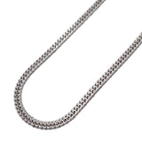 【6khi0064】喜平 ネックレス Pt850 プラチナ 6面 ダブル 60.5cm 71.7g キヘイ【中古】メンズ レディース ユニセックス