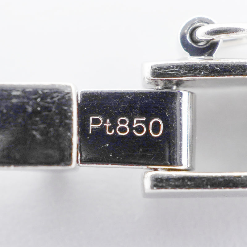 【6khi0064】喜平 ネックレス Pt850 プラチナ 6面 ダブル 60.5cm 71.7g キヘイ【中古】メンズ レディース ユニセックス
