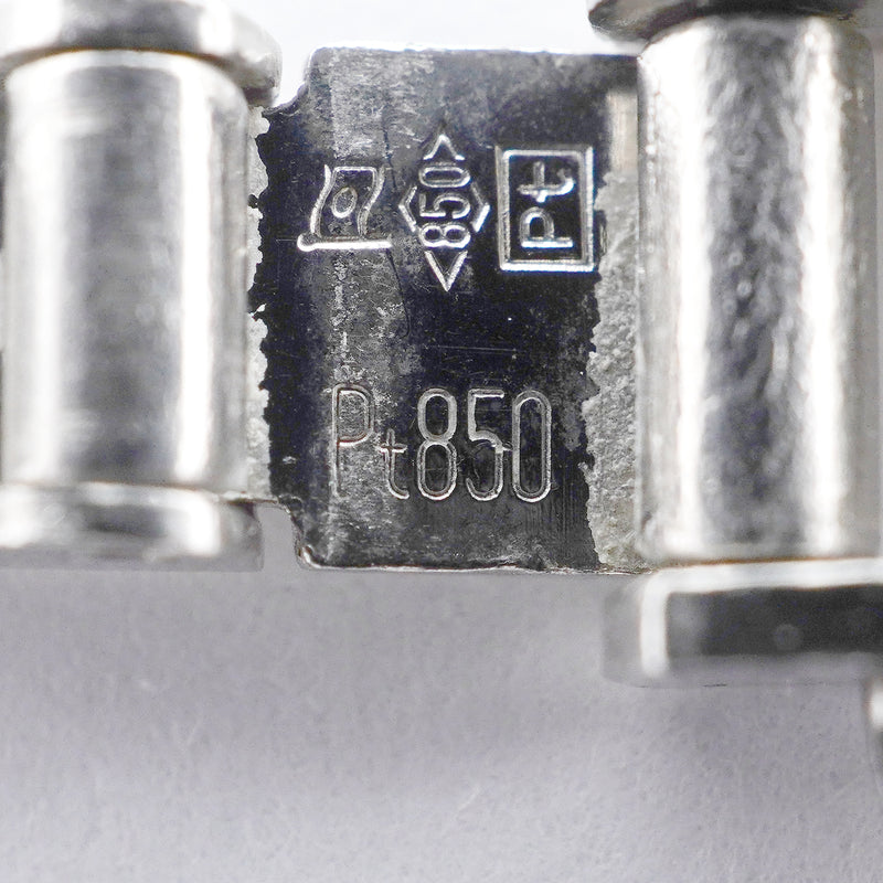 【6khi0065】喜平 ネックレス Pt850 プラチナ 6面 ダブル 54.8cm 109.1g キヘイ【中古】メンズ レディース ユニセックス