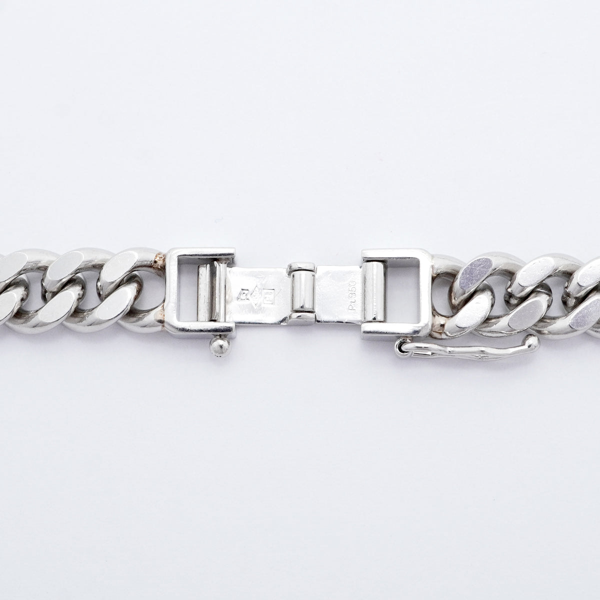 【6khi0067】喜平 ネックレス Pt850 プラチナ 2面 シングル 50.6cm 100.4g キヘイ【中古】メンズ レディース ユニセックス