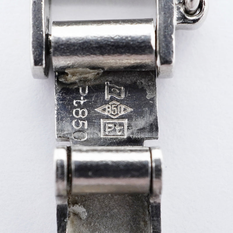 【6khi0068】喜平 ネックレス Pt850 プラチナ 6面 ダブル 51.4cm 99.7g キヘイ【中古】メンズ レディース ユニセックス