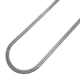 【6khi0069】喜平 ネックレス Pt850 プラチナ トリプル 12面 56.5cm 33g キヘイ【中古】メンズ レディース ユニセックス