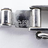 【6khi0069】喜平 ネックレス Pt850 プラチナ トリプル 12面 56.5cm 33g キヘイ【中古】メンズ レディース ユニセックス