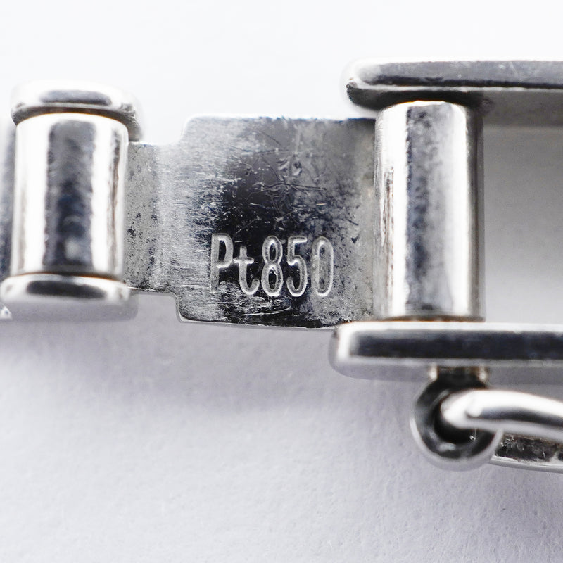 【6khi0069】喜平 ネックレス Pt850 プラチナ トリプル 12面 56.5cm 33g キヘイ【中古】メンズ レディース ユニセックス