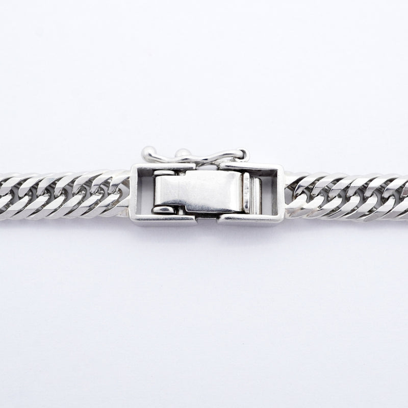 【6khi0069】喜平 ネックレス Pt850 プラチナ トリプル 12面 56.5cm 33g キヘイ【中古】メンズ レディース ユニセックス