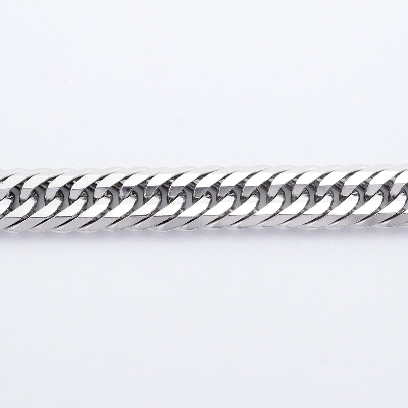 【6khi0069】喜平 ネックレス Pt850 プラチナ トリプル 12面 56.5cm 33g キヘイ【中古】メンズ レディース ユニセックス