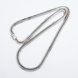 【6khi0073】喜平 ネックレス Pt900 プラチナ 8面 トリプル 50.5cm 50.8g キヘイ【中古】メンズ レディース ユニセックス