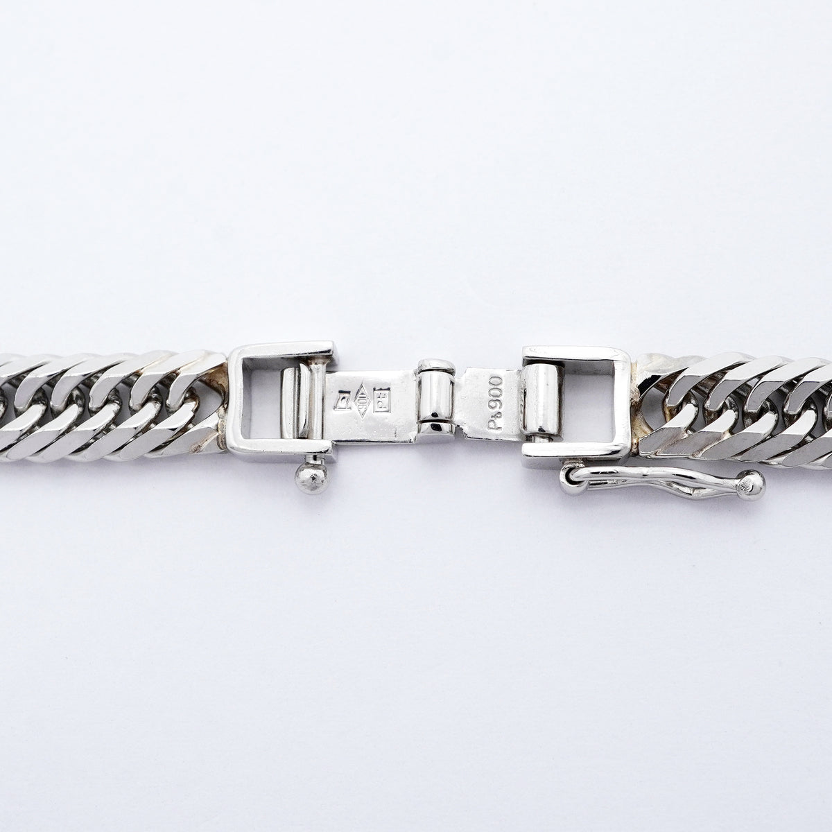 【6khi0073】喜平 ネックレス Pt900 プラチナ 8面 トリプル 50.5cm 50.8g キヘイ【中古】メンズ レディース ユニセックス