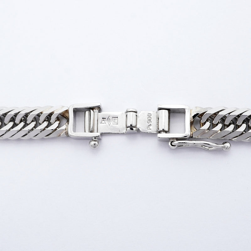 【6khi0073】喜平 ネックレス Pt900 プラチナ 8面 トリプル 50.5cm 50.8g キヘイ【中古】メンズ レディース ユニセックス