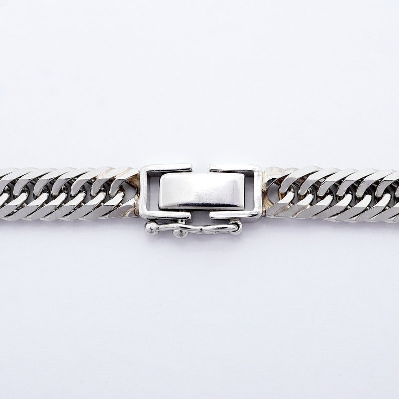 【6khi0073】喜平 ネックレス Pt900 プラチナ 8面 トリプル 50.5cm 50.8g キヘイ【中古】メンズ レディース ユニセックス