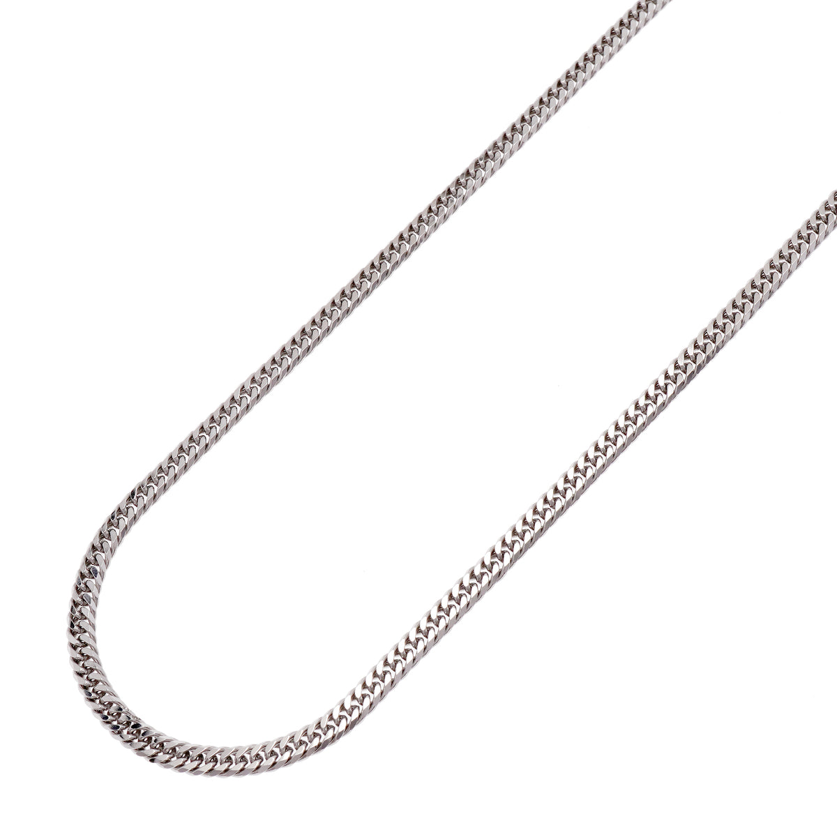 【6khi0074】喜平 ネックレス Pt850 プラチナ 6面 ダブル 45.5cm 23.5g キヘイ【中古】メンズ レディース ユニセックス