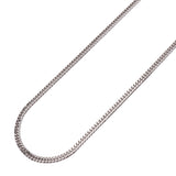 【6khi0074】喜平 ネックレス Pt850 プラチナ 6面 ダブル 45.5cm 23.5g キヘイ【中古】メンズ レディース ユニセックス