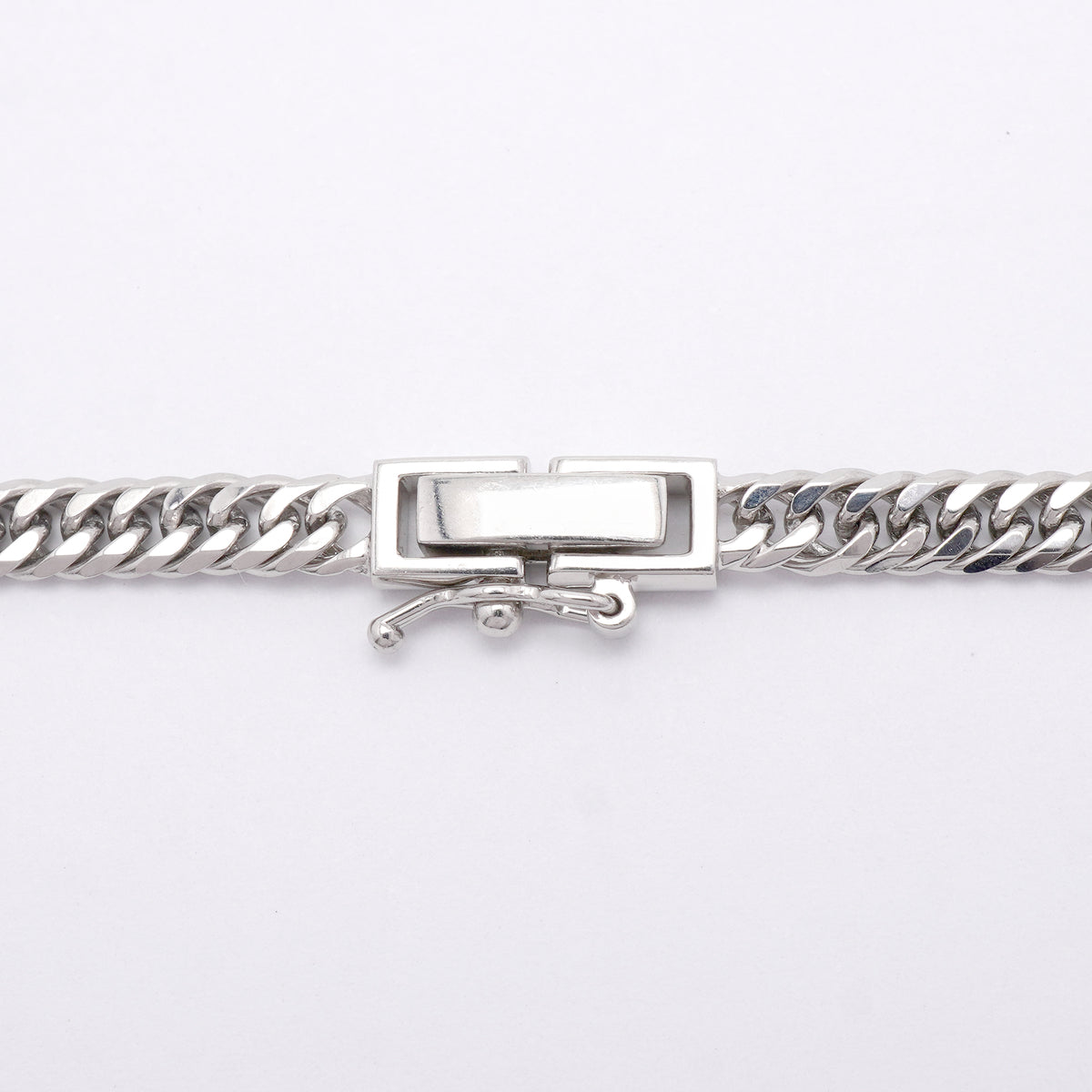 【6khi0074】喜平 ネックレス Pt850 プラチナ 6面 ダブル 45.5cm 23.5g キヘイ【中古】メンズ レディース ユニセックス